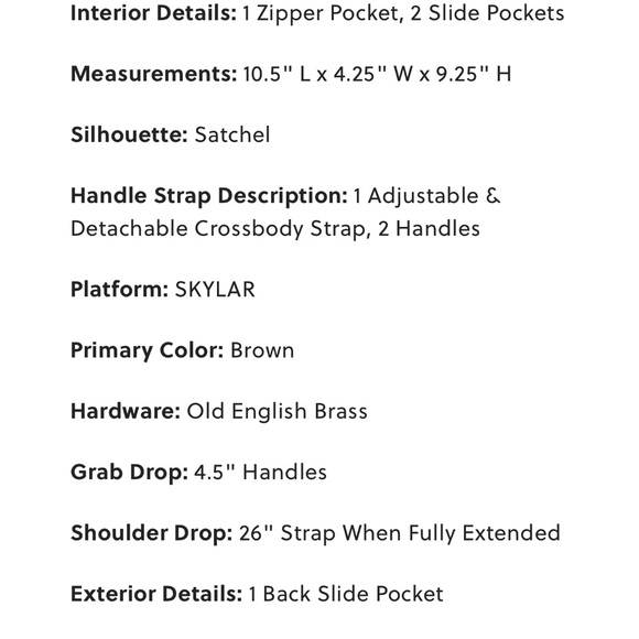 Fossil Skylar Satchel - Picture 15 of 16